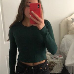 Army Green Brandy Melville Long Sleeve